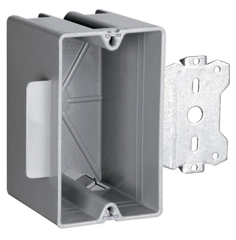 can plastic electrical boxes be used on steel studs|installing electrical boxes on studs.